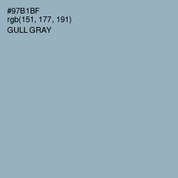 #97B1BF - Gull Gray Color Image